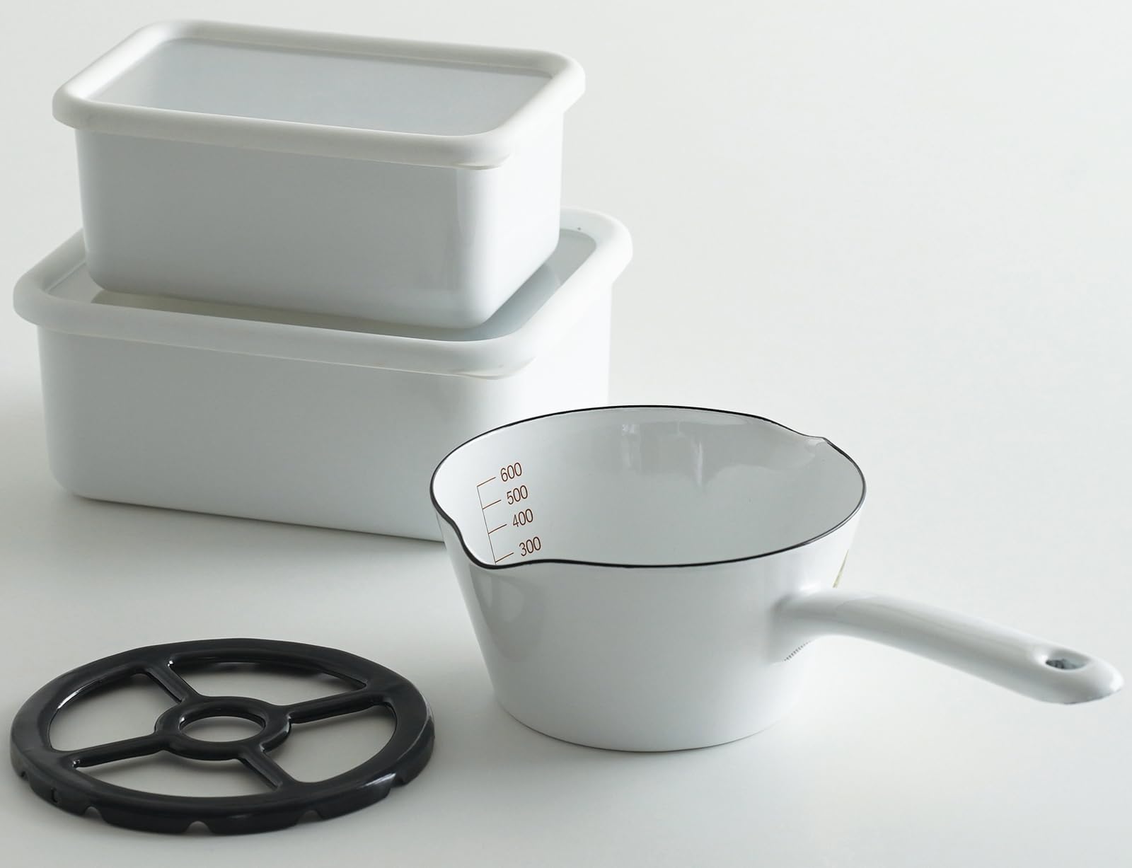 Amazon.co.jp: 富士ホーロー 2024年 福袋 コンパクト 4点セット